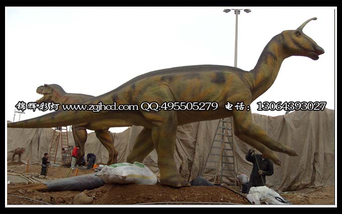 自贡锦辉彩灯公司专业仿真恐龙,机械恐龙,电动恐龙,恐龙雕塑制作展出.